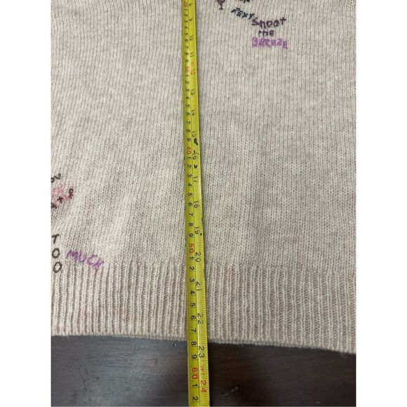 Coach Embroidered Wool Sweater Size M - Picture 6 of 7